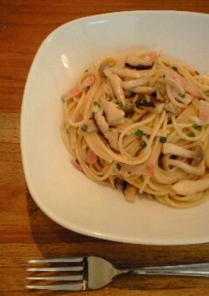 きのこのガ―リックバターパスタ♫-レシピのメイン写真