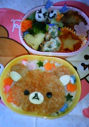 リラクマ弁当-レシピのメイン写真