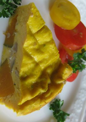 優しい味。かぼちゃと豆腐のフリッタータ-レシピのメイン写真