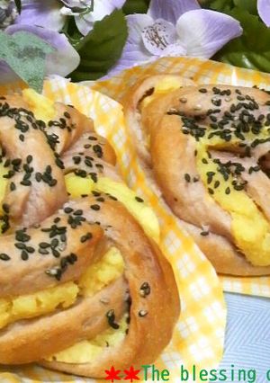 さつま芋ペーストたっぷり!!紫いもパン-レシピのメイン写真