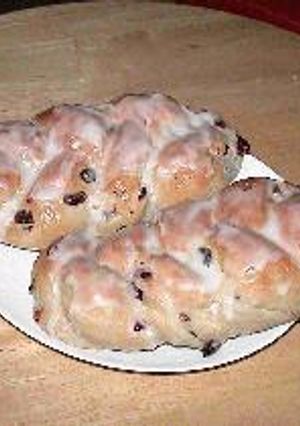 さっぱり♪　クランベリーのみつあみパン-レシピのメイン写真