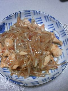 鶏ムネ肉ともやしの中華いため-レシピのメイン写真