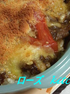 カレーの残りで♪カレーとトマトのドリア♪-レシピのメイン写真