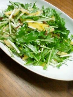 さつまいもと水菜のサラダ-レシピのメイン写真
