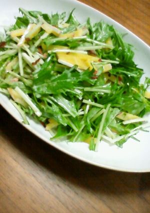 さつまいもと水菜のサラダ-レシピのメイン写真