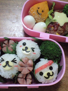 まめゴマちゃんおにぎり★キャラ弁-レシピのメイン写真
