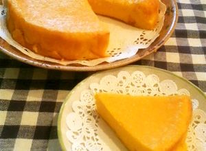 ハロウィンに☆なめらか♪南瓜チーズケーキ-レシピのメイン写真