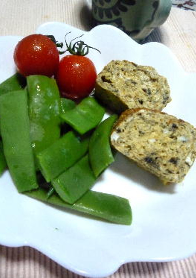 海苔の佃煮で　卵焼き-レシピのメイン写真