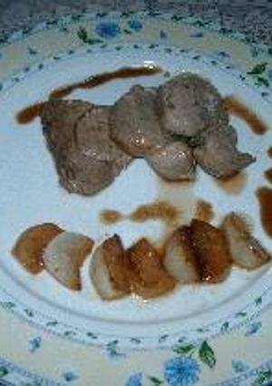 豚ヒレ肉のソテー＆カブのグラッセ-レシピのメイン写真