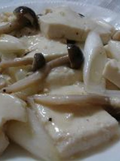 ヘルシー!豆腐としめじの中華風クリーム煮-レシピのメイン写真