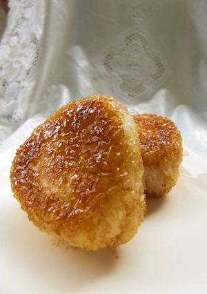 照りがいい!美味しい焼きおにぎり-レシピのメイン写真