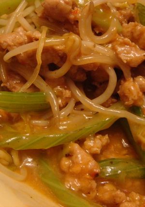 麻婆風セロリの炒め-レシピのメイン写真