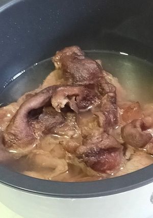 牛スジの下ゆで 炊飯器で-レシピのメイン写真