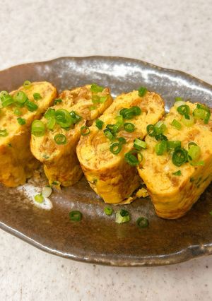 味付け簡単♪なめたけ入り卵焼き-レシピのメイン写真