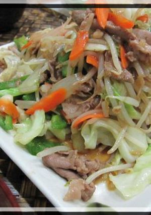 野菜炒め　鶏がら醤油　味-レシピのメイン写真