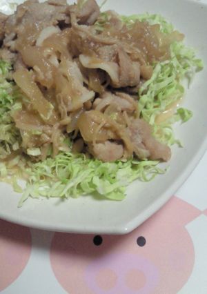 いっぱい食えちゃう!!豚のしょうが焼き-レシピのメイン写真