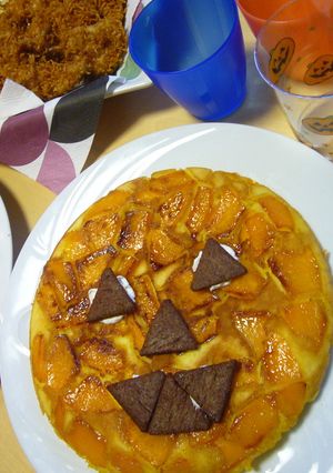 ハロウィンに！かぼちゃのカラメルケーキ-レシピのメイン写真