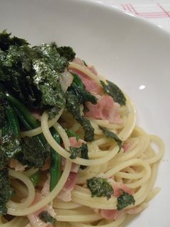 ほうれん草とベーコンの和風パスタ☆-レシピのメイン写真