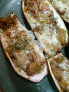 焼き肉のタレでナスと挽き肉のチーズ焼き-レシピのメイン写真