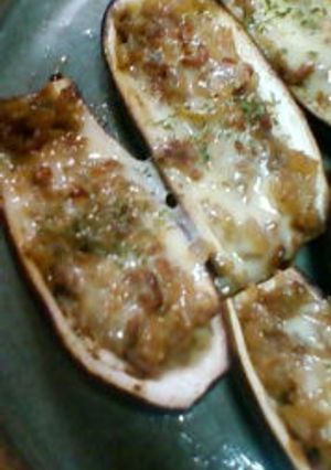 焼き肉のタレでナスと挽き肉のチーズ焼き-レシピのメイン写真