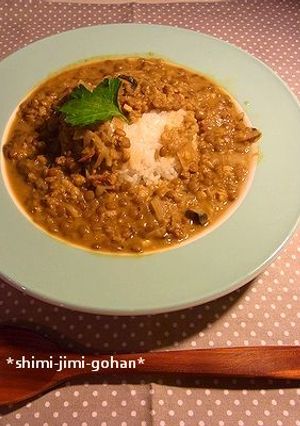 レンズ豆のお手軽カレー-レシピのメイン写真