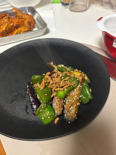 ナスとピーマンの甘辛炒め-レシピのメイン写真