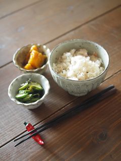【新米で】梅と昆布とじゃこの炊込みごはん-レシピのメイン写真