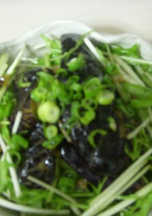 なすの揚げ煮　水菜も一緒に-レシピのメイン写真