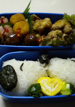 キャラ弁~スヌーピーおにぎり~-レシピのメイン写真
