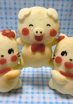 ブタさんのパン-レシピのメイン写真