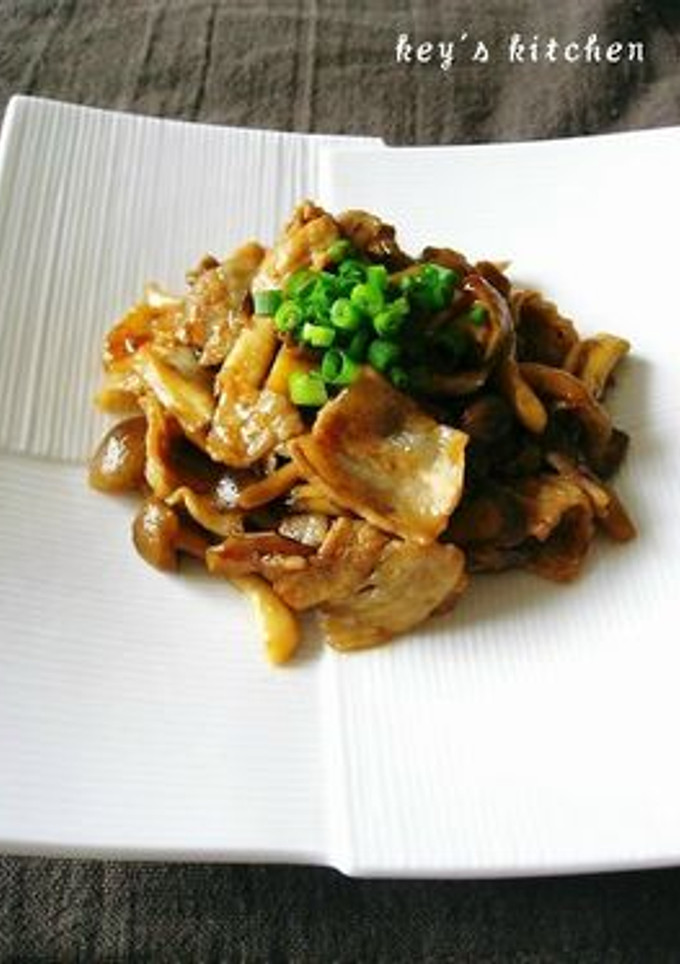 豚ときのこのとろみ炒め-レシピのメイン写真