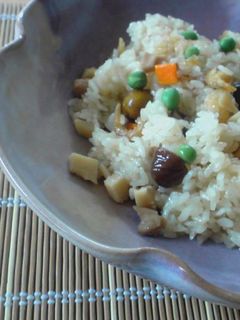 鶏肉と甘栗の中華おこわ-レシピのメイン写真