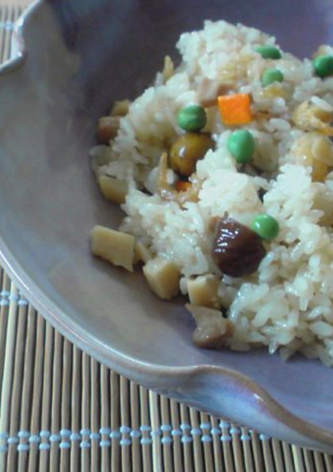 鶏肉と甘栗の中華おこわ-レシピのメイン写真