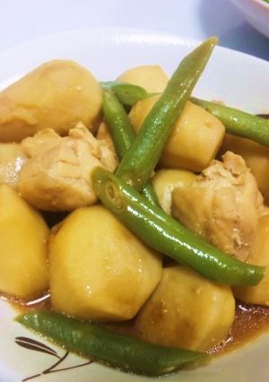 里芋と✿鶏ももの✿甘みそ煮-レシピのメイン写真