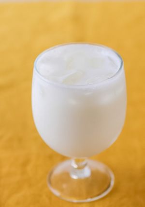 混ぜるだけ！ひんやりドリンク「ラッシー」-レシピのメイン写真