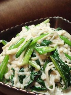 *ぐれがる*特製えのきの胡麻和え-レシピのメイン写真