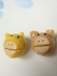 うずら玉子で二匹の子ブタ☆キャラ弁当-レシピのメイン写真