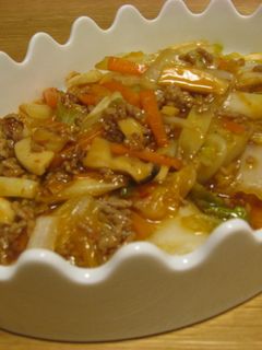 麻婆白菜-レシピのメイン写真