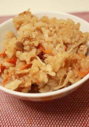 えのき✿ツナの炊き込みご飯♡-レシピのメイン写真
