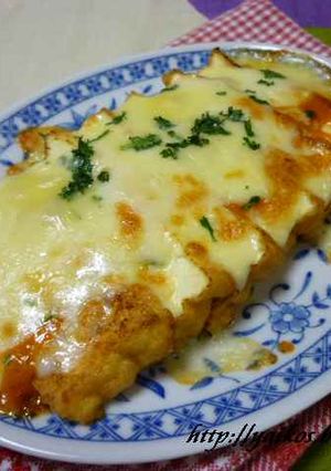 厚揚げ☆オーロラソース DE チーズ焼き-レシピのメイン写真