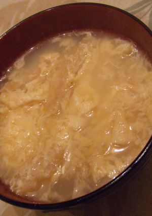 簡単油揚げ入りかき玉汁-レシピのメイン写真
