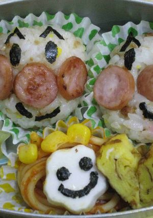 お弁当に★アンパンマンおにぎり-レシピのメイン写真