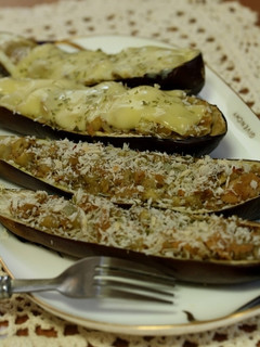 グラタン風♪茄子ボート-レシピのメイン写真