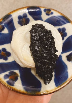 お餅白玉格上げ 濃厚黒ごまだれ-レシピのメイン写真