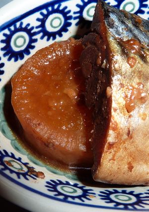 骨まで食べよう！圧力鍋でさばの味噌煮-レシピのメイン写真