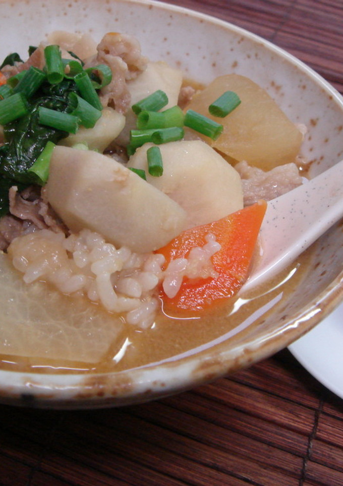 ❀とろっと具だくさん汁かけ朝ご飯❀-レシピのメイン写真