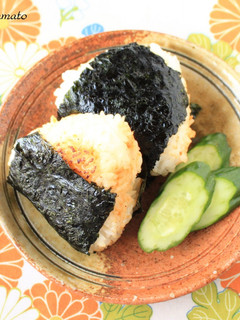 チーズ焼きお握り★焦がし味噌&焦がし醤油-レシピのメイン写真