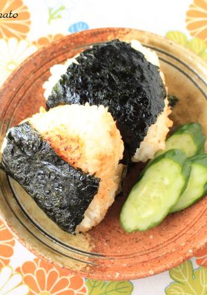 チーズ焼きお握り★焦がし味噌&焦がし醤油-レシピのメイン写真