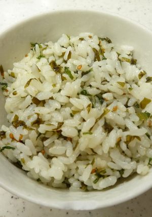 ★大根の葉っぱとわかめのまぜご飯★-レシピのメイン写真