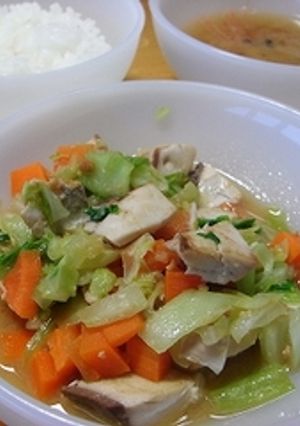 離乳食　鮭のチャンチャン焼き風-レシピのメイン写真